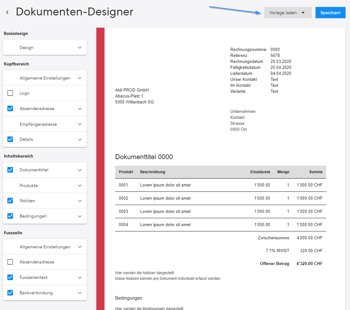 Wo Kann Ich Das Design Meiner Dokumente Anpassen Swiss21 Org Helpcenter